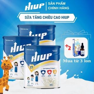 Sữa Bột Hiup Sữa Bột Tăng Chiều Cao Combo Mua 3 Sữa Hiup 650g nhận quà tặng vitamin d3