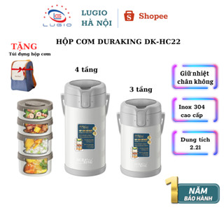  Hộp cơm giữ nhiệt thương hiệu DURAKING MODEL DK-HC22 DK-HC27 dung tích 2.2L 2.7L 