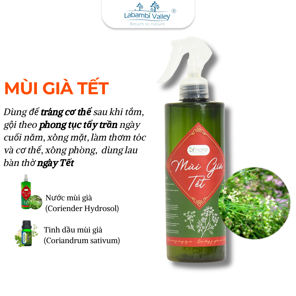 Xịt thơm Mùi già TẾT Bimore - Mùi hương mang ký ức - Quà tặng ý nghĩa cho mùa Tết
