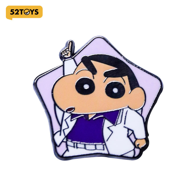 Hộp Mù Blind Box, Crayon Shinchan MINI-STAR Pins Merch - 52TOYS