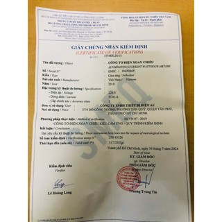 [EMIC] Công Tơ Điện 1 Pha 2 Dây- Đồng Hồ Điện 1 Pha 2 Dây EMIC- Hàng Chuẩn Loại 1