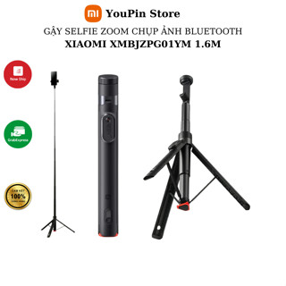 Gậy selfie zoom Gậy chụp ảnh Bluetooth Xiaomi Selfie Tripod Stick 1.6m model XMBJZPG01YM