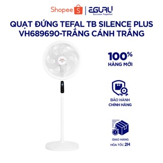Quạt đứng có điều khiển từ xa Tefal Turbo Silence Plus VH689690 - Gió đối lưu đa chiều