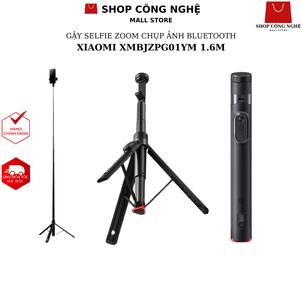 Gậy selfie zoom Gậy chụp ảnh Bluetooth Xiaomi Selfie Tripod Stick 1.6m