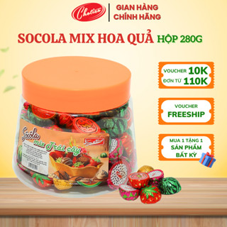  Socola Mix Hoa Quả Tổng Hợp Hòa Quyện Hương Vị Ngọt Ngào Từ Thiên Nhiên Chotico Hộp 280g 