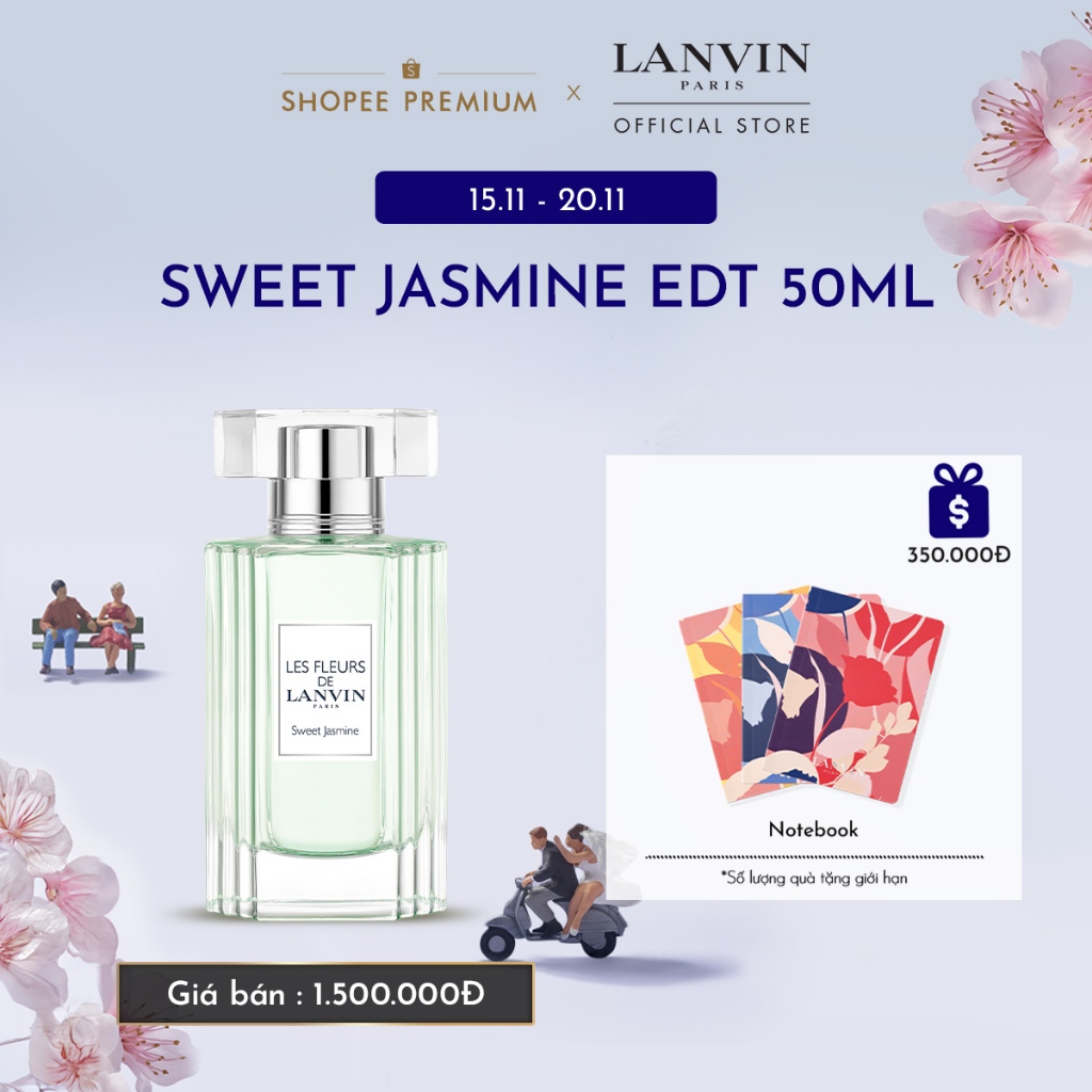 Nước hoa nữ Lanvin Les Fleurs Sweet Jasmine EDT 50ml