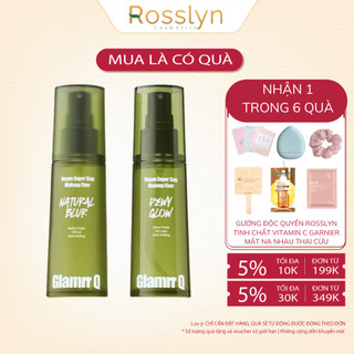  Xịt Khóa Nền Cố Định Glamrr Q Vegan Super Stay Makeup Fixer 50ml 20ML 