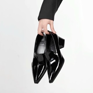  ENSo - Giày Loafer Da Thật DORIS Cao 6 Cm 