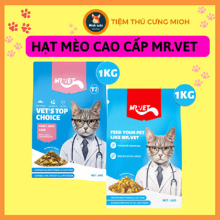 Hạt Mèo Mr. Vet Mix Topping dành cho mèo Mọi lứa tuổi 1KG