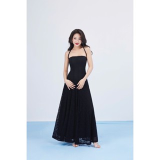 Đầm Nữ Đi Tiệc Ren Cúp Ngực Hở Lưng Dáng Xoè Dài  - DIMAR DRESS - GOÛT DE JUN