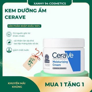 Kem dưỡng ẩm CeraVe Moisturizing Cream 340g - 454g TẶNG MẶT NẠ B5