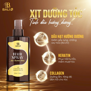 xịt dưỡng tóc wellnow và Bali94  250ml