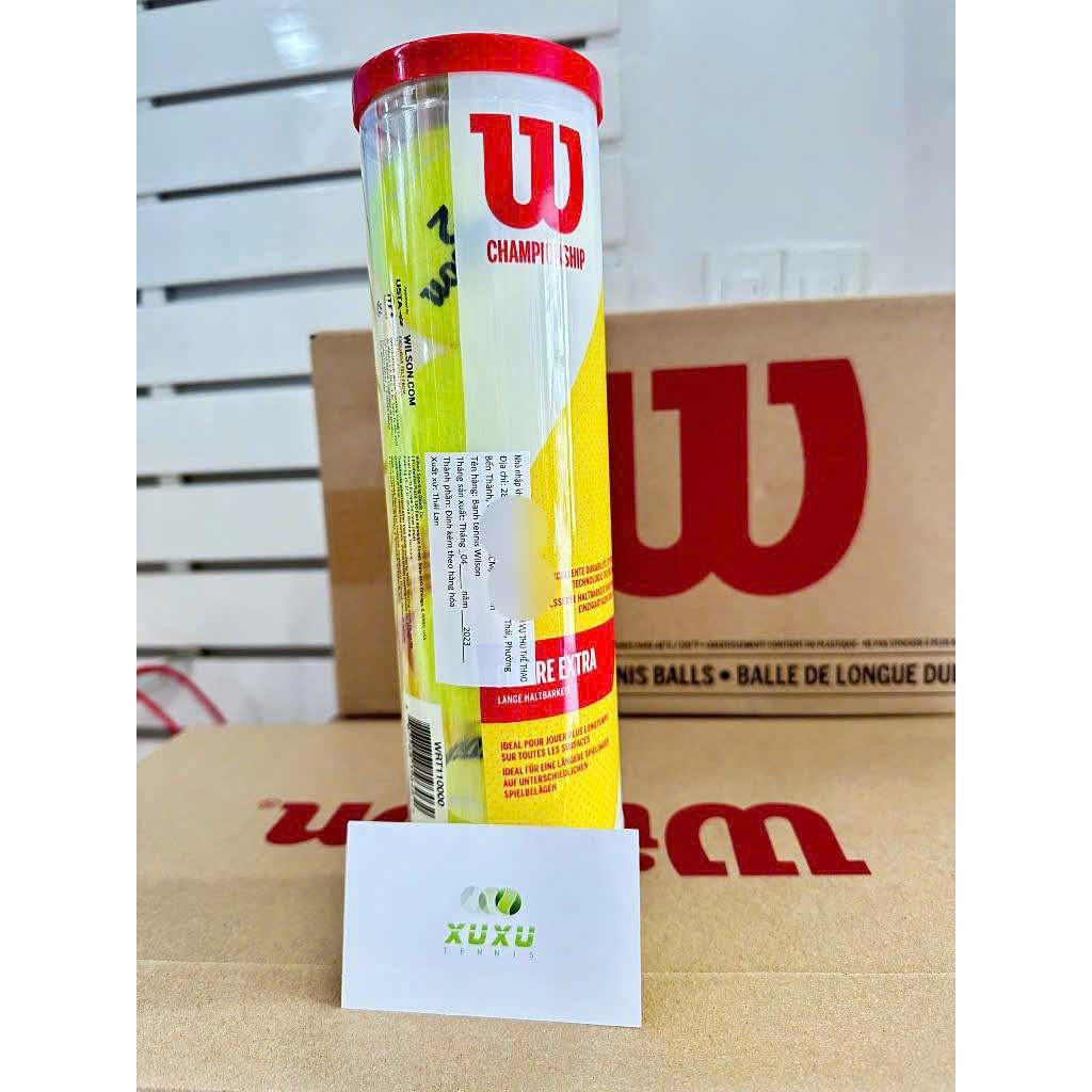 Bóng Tennis Wilson Đỏ 4 , banh tennis wilson championship