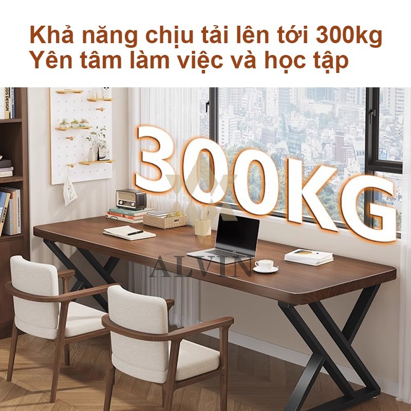 bàn làm việc mặt bàn gỗ me tây mặt bàn gỗ 1m4/1m6， bàn gỗ làm việc | BigBuy360 - bigbuy360.vn