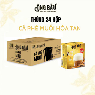 Thùng Cà Phê Muối Hòa Tan Ông Bầu - 24 hộp/thùng