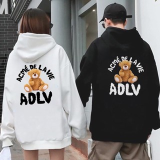 Áo Hoodie ADLV TEDDY form rộng mặc đôi siêu đẹp, Áo Hoodie Unisex Nam Nữ