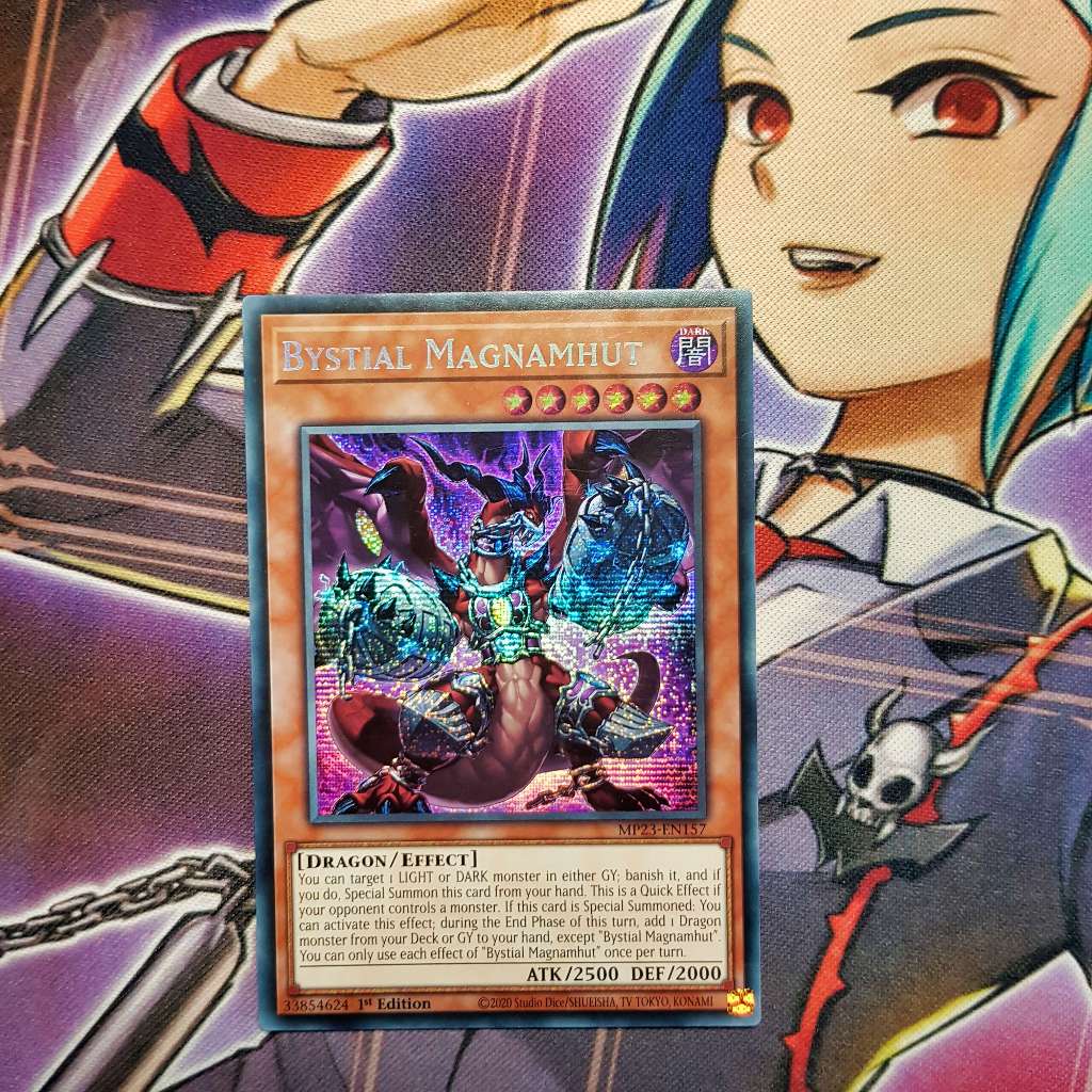 Thẻ bài Yugioh chính hãng | Bystial Magnamhut | MP23 Secret rare.