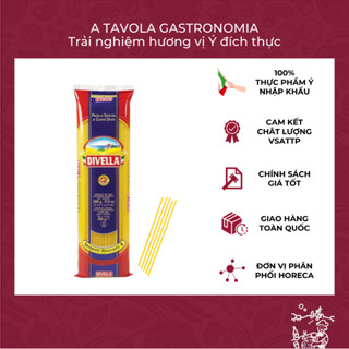 Mì Ý Spaghetti DIVELLA gói 500g [Mỳ Ý Pasta Chính Hãng]