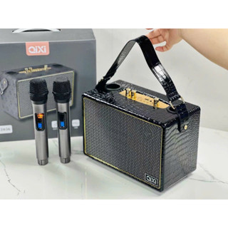 Loa Bluetooth SK2036 Có Sẵn 2 Micro Không Dây Hát Karaoke Nghe Nhạc Bass Cực Đỉnh Đời Mới 2023 DC55 F1 STORE