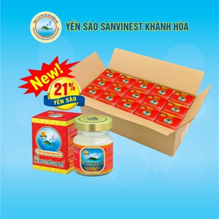 Combo 15 lọ 70ML, 21% Yến sào. Nước Yến sào Sanvinest Khánh Hòa dành cho mọi độ tuổi