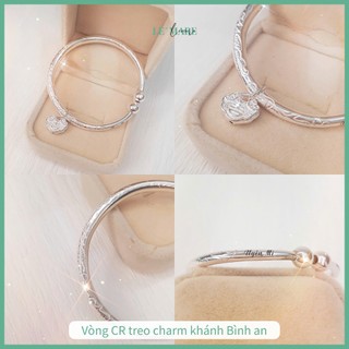  Vòng bạc ta chạm rồng mix charm khánh bình an  charm con giáp Le'Mare Jewelry -MIỄN PHÍ KHẮC TÊN NGÀY SINH 