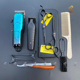 COMBO Tông Đơ + Kéo Cắt Tóc, Mài Chuốt - Căn Chỉnh Lưỡi | Thịnh Lee 🔖