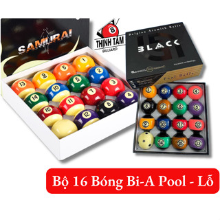 [Thịnh Tâm] Bộ 16 Bóng Bida Lỗ BLack Mắt Gà Yanmeiya Bình Dân - Bộ Bóng Bi-A Pool [ Bộ Bóng Bida Lỗ Hộp Đen ]