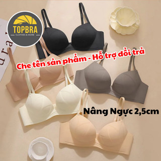 Áo ngực nữ su đúc không gọng nâng ngực sexy quyến rũ bản to không đường viền TOPBRA AL41