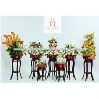  Đôn Nhựa Giả Gỗ Trang Trí Gia Tiên Tiệc Cưới Làm Kệ Để Hoa Decor Nhà Cửa Studio Phim Trường 