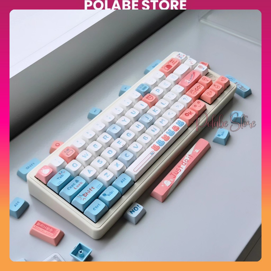 Keycap Rabbit Do XDA Profile bàn phím cơ Polabe Store
