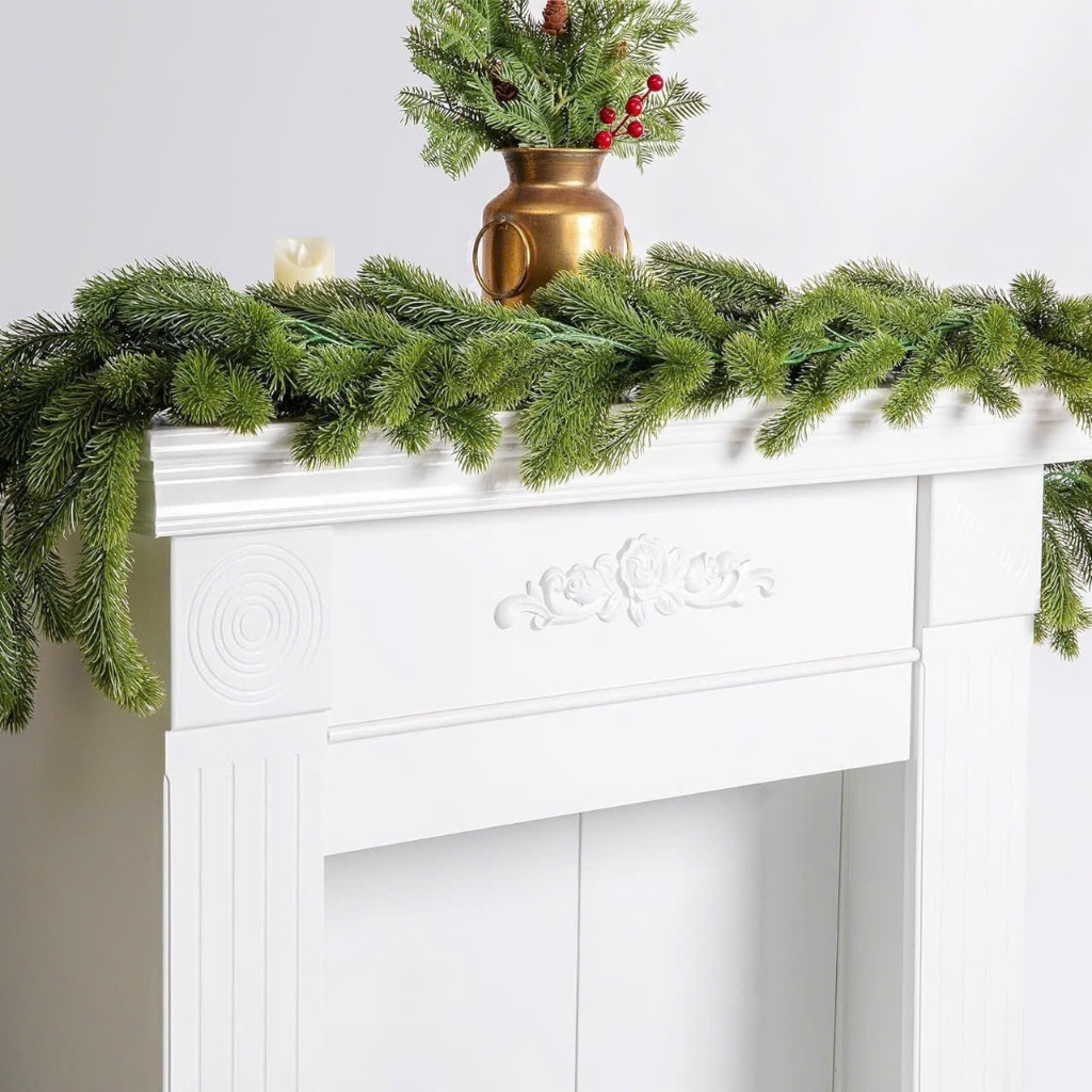 Dây Lá Thông Đuôi Chồn Hiện Đại KCS38 HotTrend Trang Trí Noel Giáng Sinh