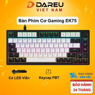 Bàn phím cơ Gaming DAREU EK75 (2 sides RGB strip, DareU DREAM sw, Type-C)