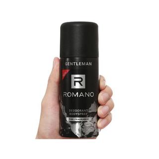 Xịt khử mùi toàn thân Romano 150ml ( ĐỦ MÙI)