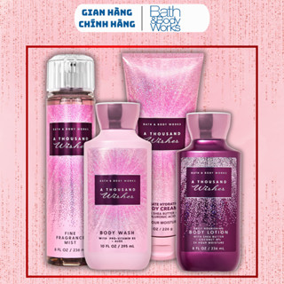 Body Mist Bath And Body Works Nam Nữ Chính Hãng A Thousand Wishes, Xịt Thơm Body Toàn Thân Hương Nước Hoa 236ml