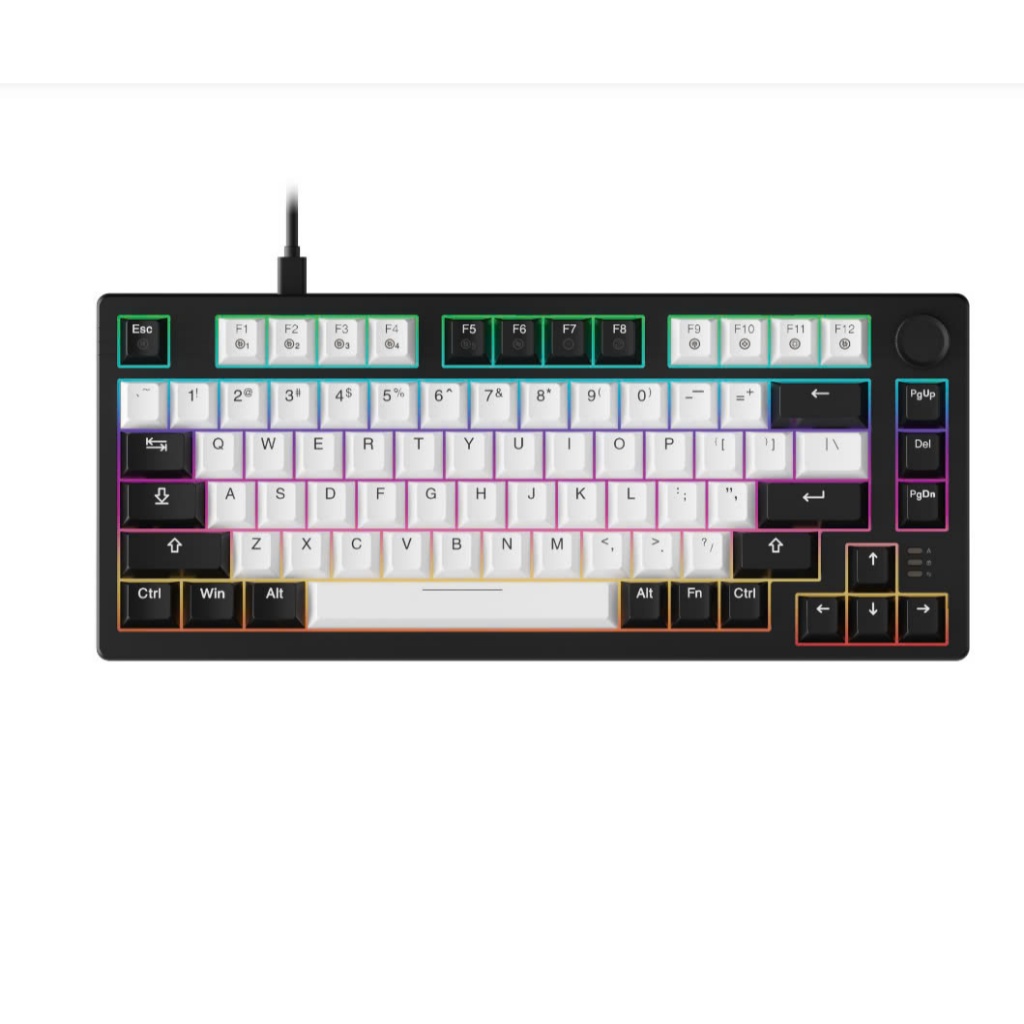 Bàn phím cơ DareU EK75 White / Black ( Switch Dream ,FireFly) | BigBuy360 - bigbuy360.vn