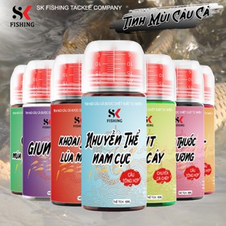 Tinh mùi câu cá SK FISHING hương liệu câu cá tổng hợp nhiều mùi vị - Chai 60ml