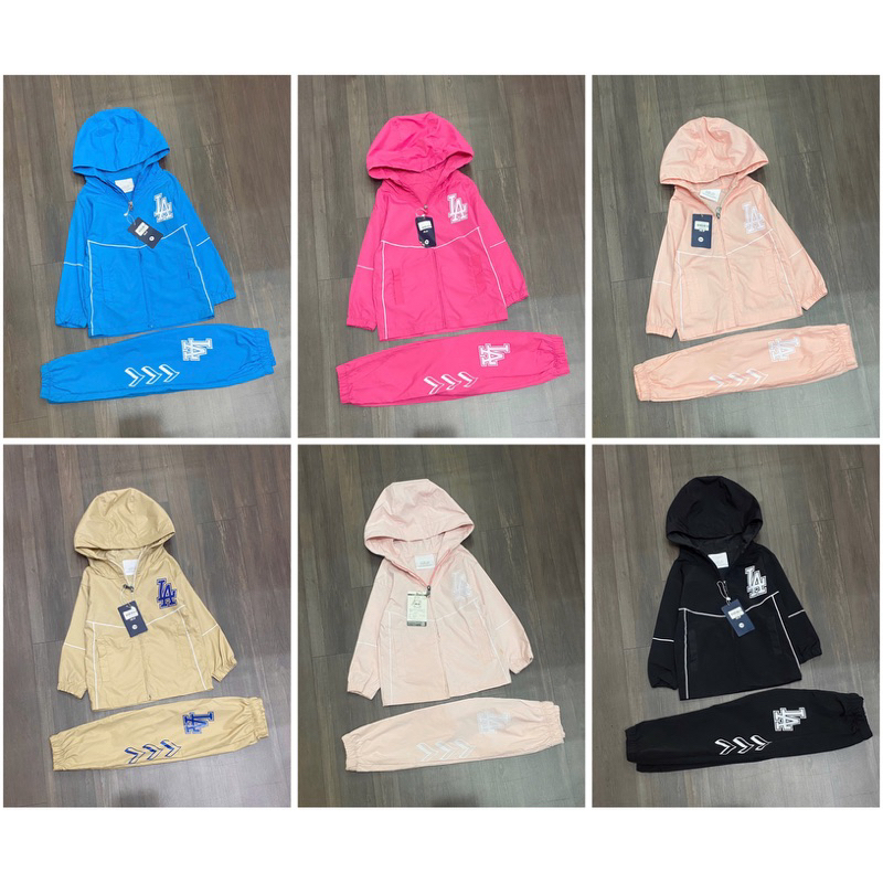 Bộ gió bé trai bé gái thể thao XS-XL