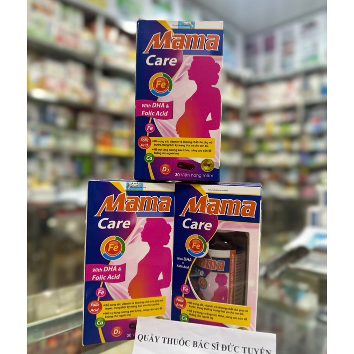 Sắt Mama Care Bổ Sung Sắt, Dha , Epa Vitamin Và Khoáng Chất