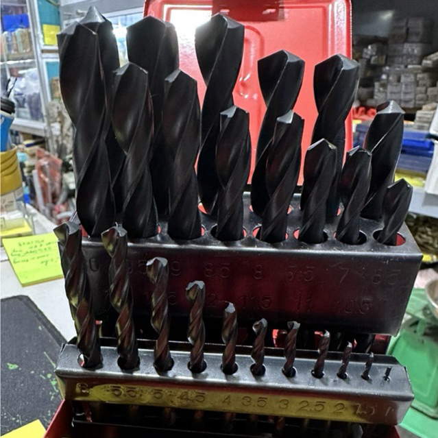 Bộ mũi khoan sắt 19 mũi phi 1-10mm