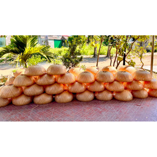 Đèn nấm mây tre đan, đèn trang trí