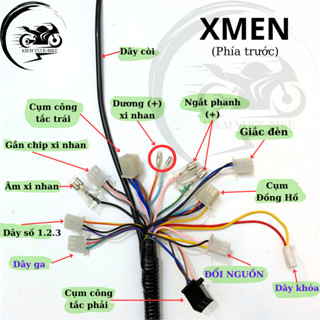 Dây điện tổng xe điện 133, xmen, loại tốt, đầy đủ chức năng