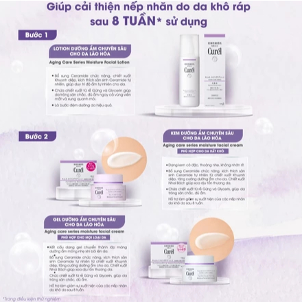 Kem Dưỡng Da Cấp Ẩm Curel Intensive Moisture Care Intensive Moisture Cream 40g - Nội Địa Nhật Bản