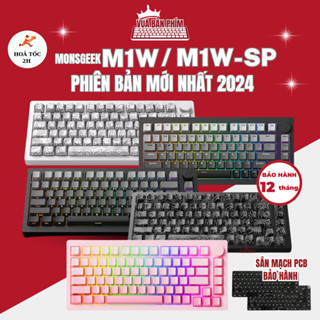 [HÀNG SẴN] Bàn phím cơ MonsGeek M1W / M1W SP không dây 3 mode, vỏ nhôm CNC , mạch xuôi, gasket mount, led rgb, hostswap