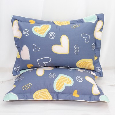 Vỏ Gối Nằm Cotton 100% lạnh, Áo gối nằm 50x70cm Hàn Quốc cao cấp có lót bông