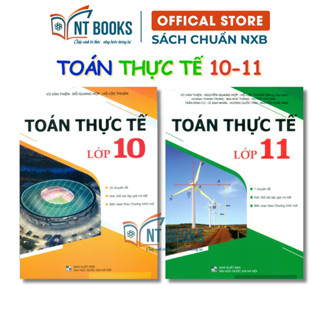 Combo 2 cuốn Sách Toán Thực Tế Lớp 10 + 11 - ĐT
