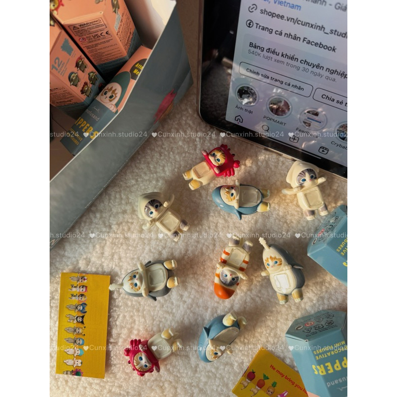 𝐓𝐫𝐚𝐦𝐲𝐧𝐠𝐮𝐲𝐞𝐧𝐃𝐚𝐢𝐥𝐲 🎉  [Hàng có sẵn] Mô hình gắn ốp Mofusand Hippers by Cunxinh