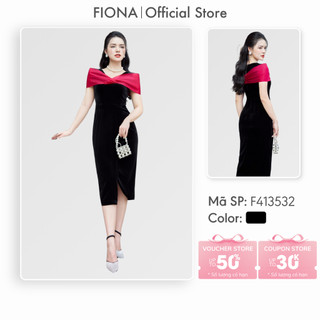 Đầm nhung cao cấp FIONA đầm dáng ôm thiết kế trẻ trung phù hợp đi làm đi chơi F413532