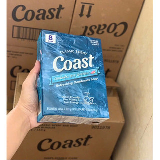 Xà bông Coast cục (lốc 8 cục) -907g