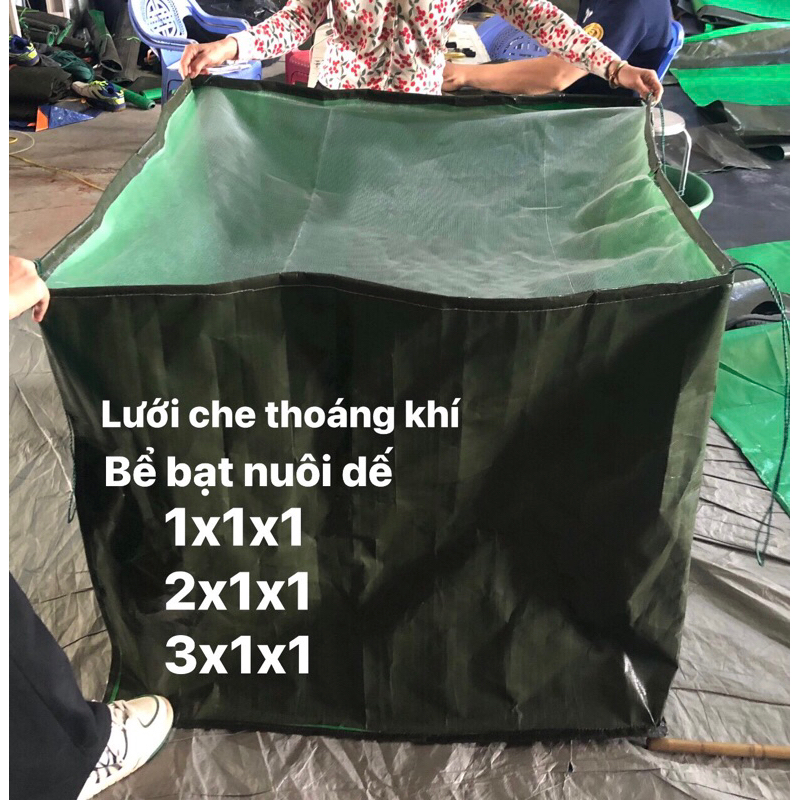 Bể bạt nuôi dế có lắp lưới đậy - ấn mua để chọn kích thước
