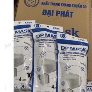 THÙNG 300 chiếc khẩu trang người lớn 4D Đại Phát /Xuân Khánh (30 túi*10c/túi)